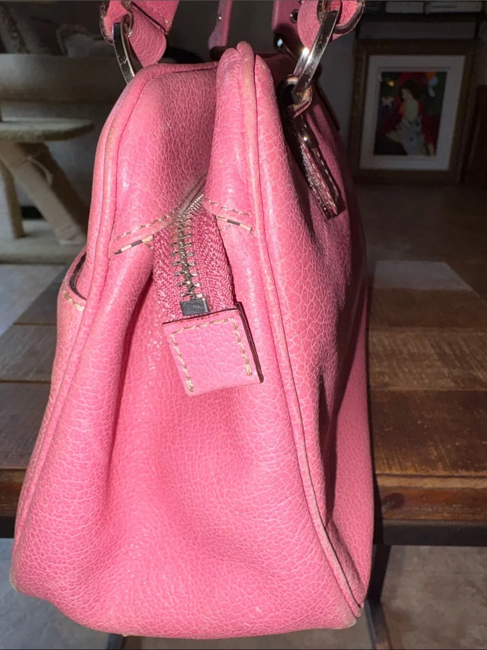 Leather KATE SPADE Women's Pink Leather Shoulder Bag